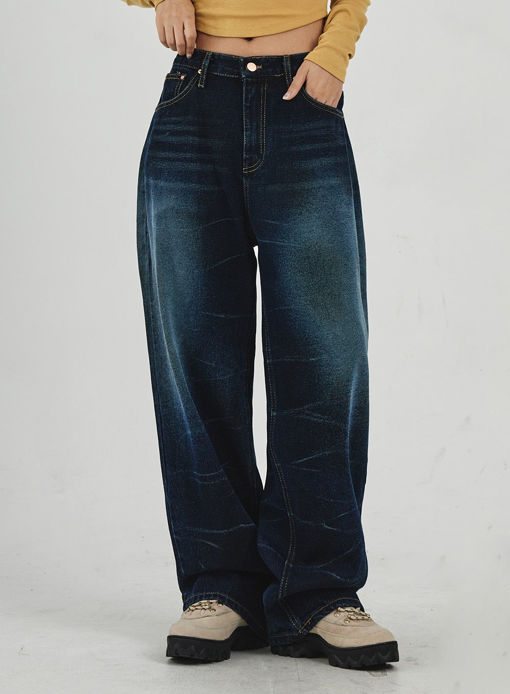 Denim Knit Zipper Jacket CN30