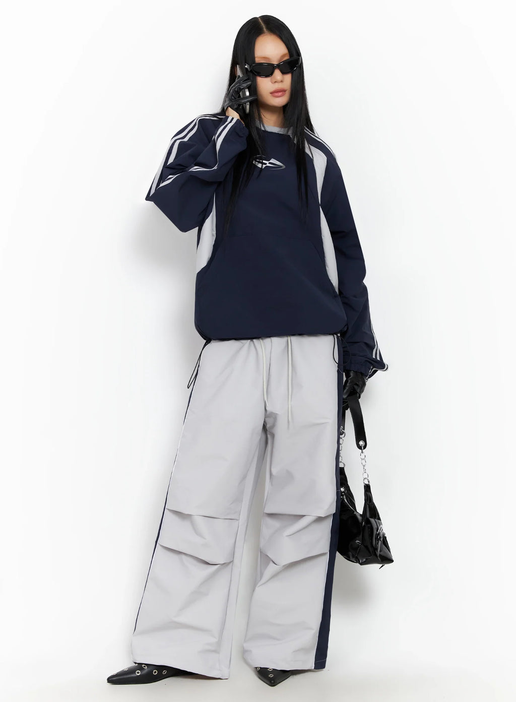 Two-Tone Raglan Sweatshirt CO516