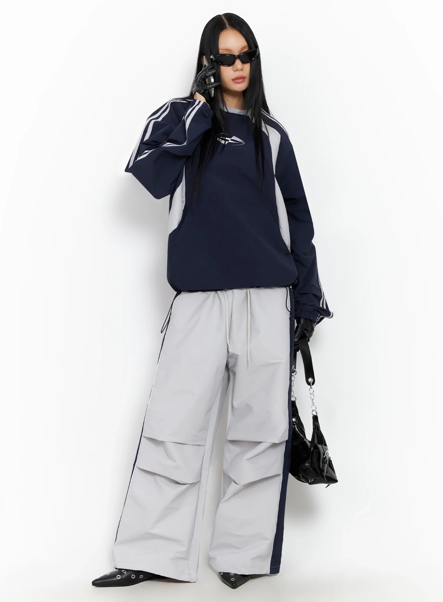 Two-Tone Raglan Sweatshirt CO516