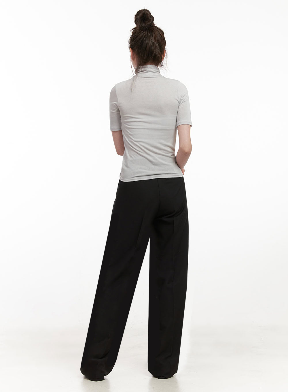 Essential Turtle Neck Short Sleeve Top IF505