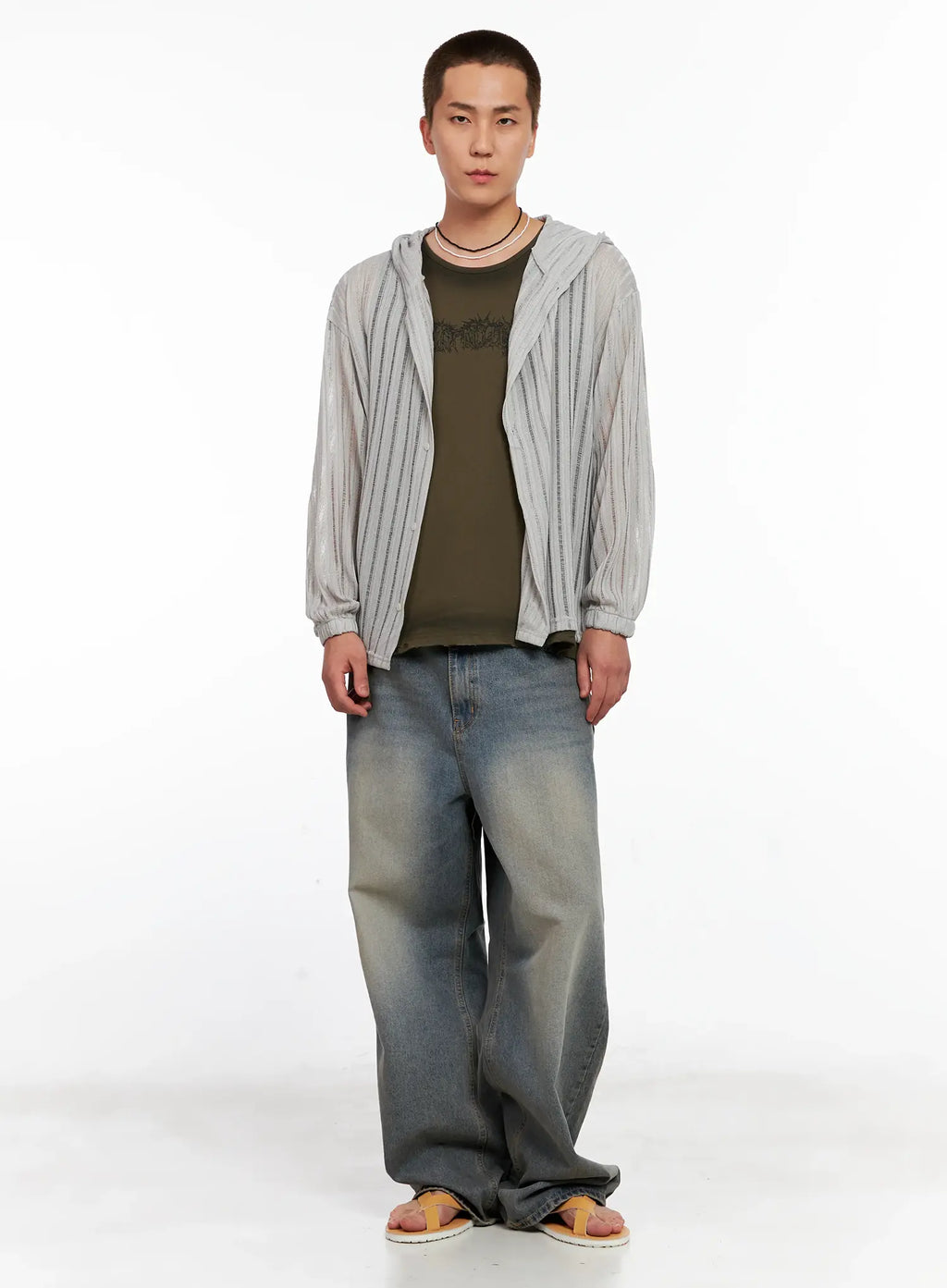 Men's Ribbed Knit Sweater IG511