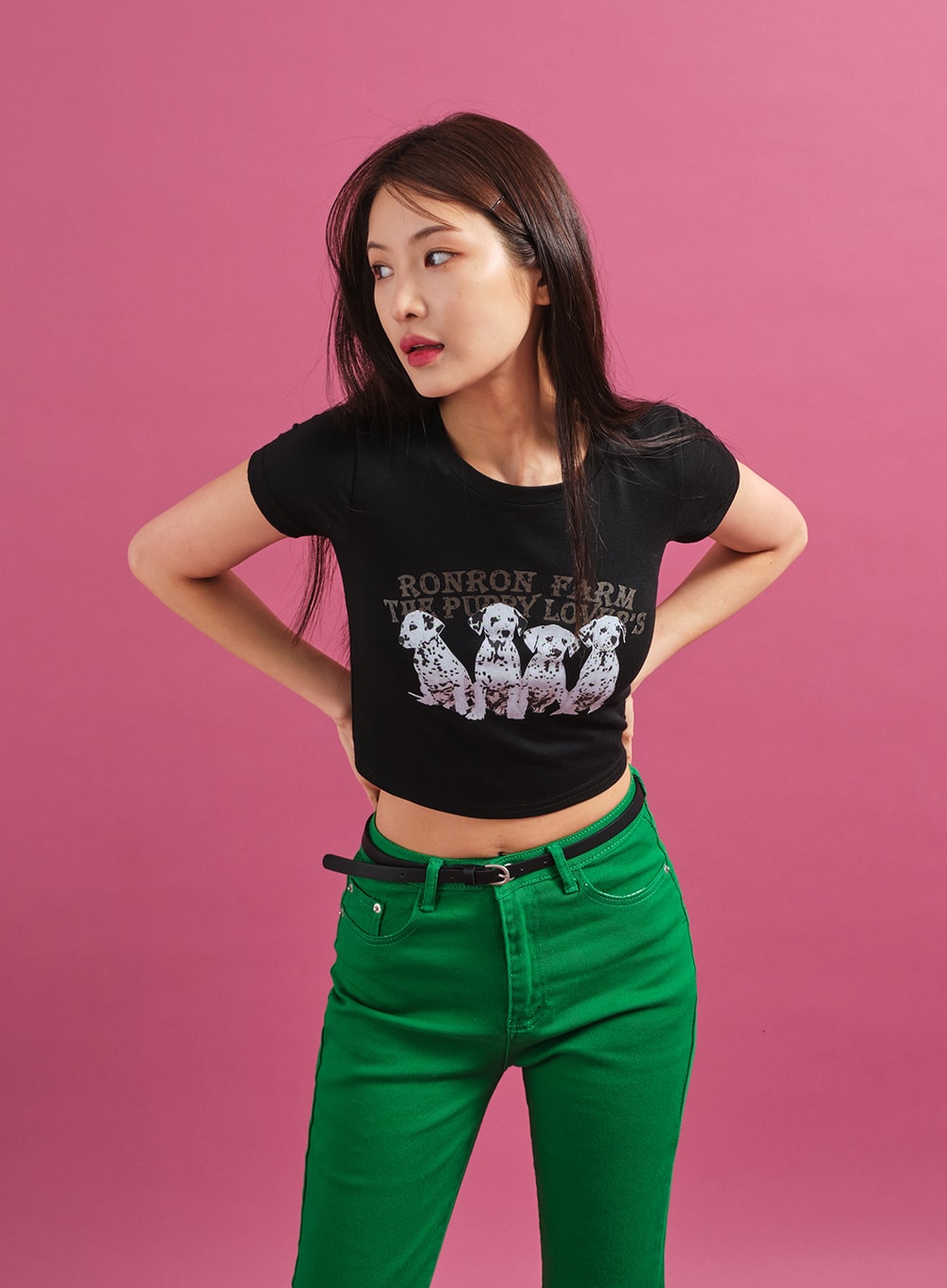 Dalmation Crop T-Shirt CY17