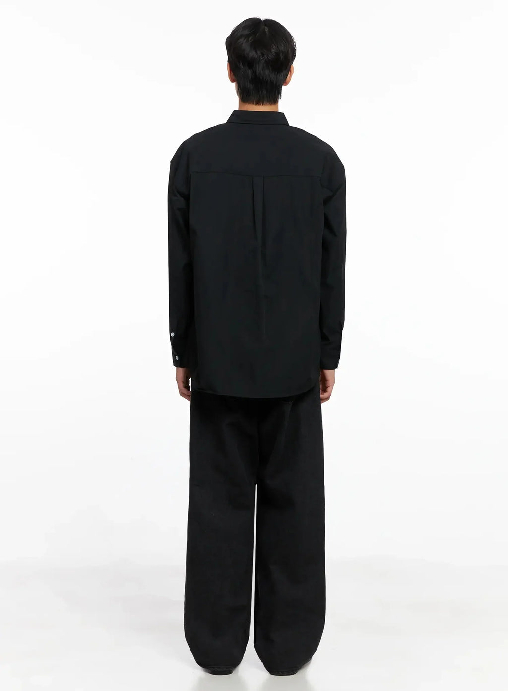 Men's Vintage Black Jeans IO517