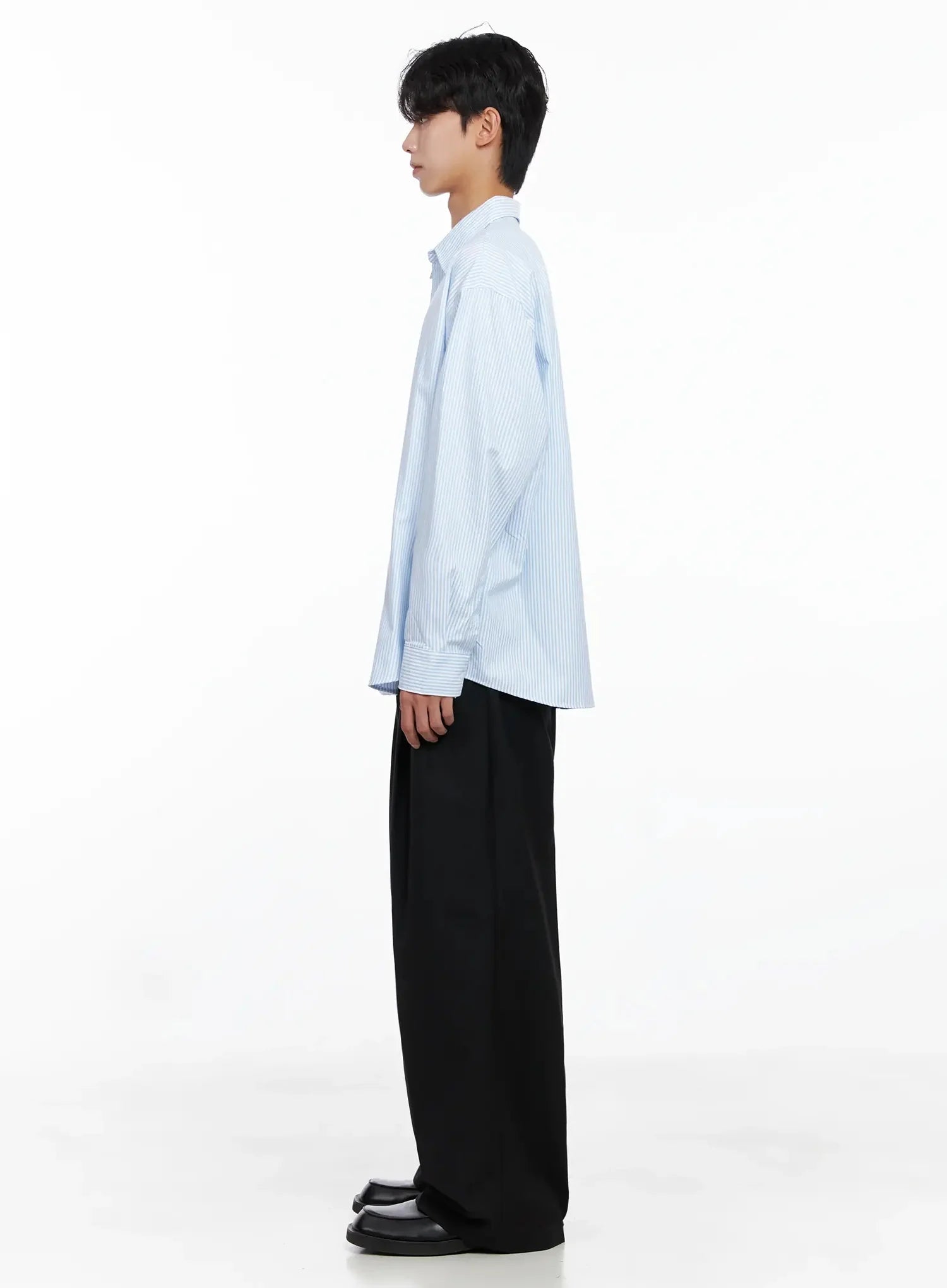 Men's Classic Striped Oxford Shirt IO516