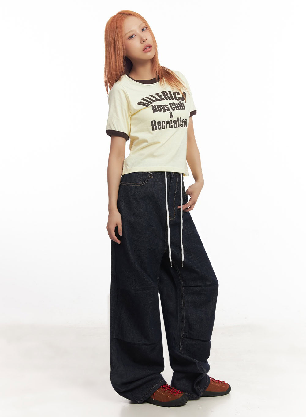 Billerica Graphic Cotton Top IA517