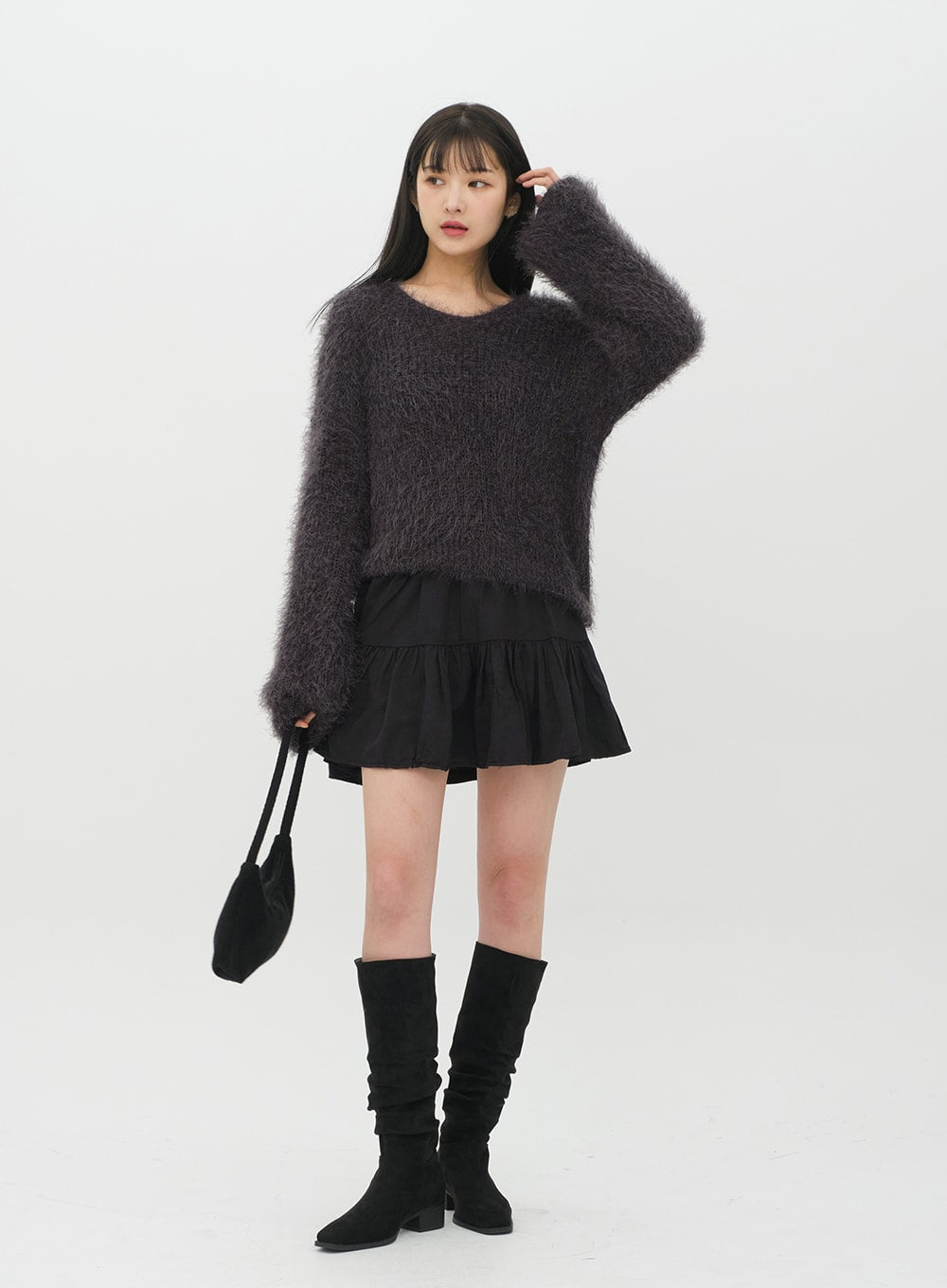 Tiered Mini Skirt J19