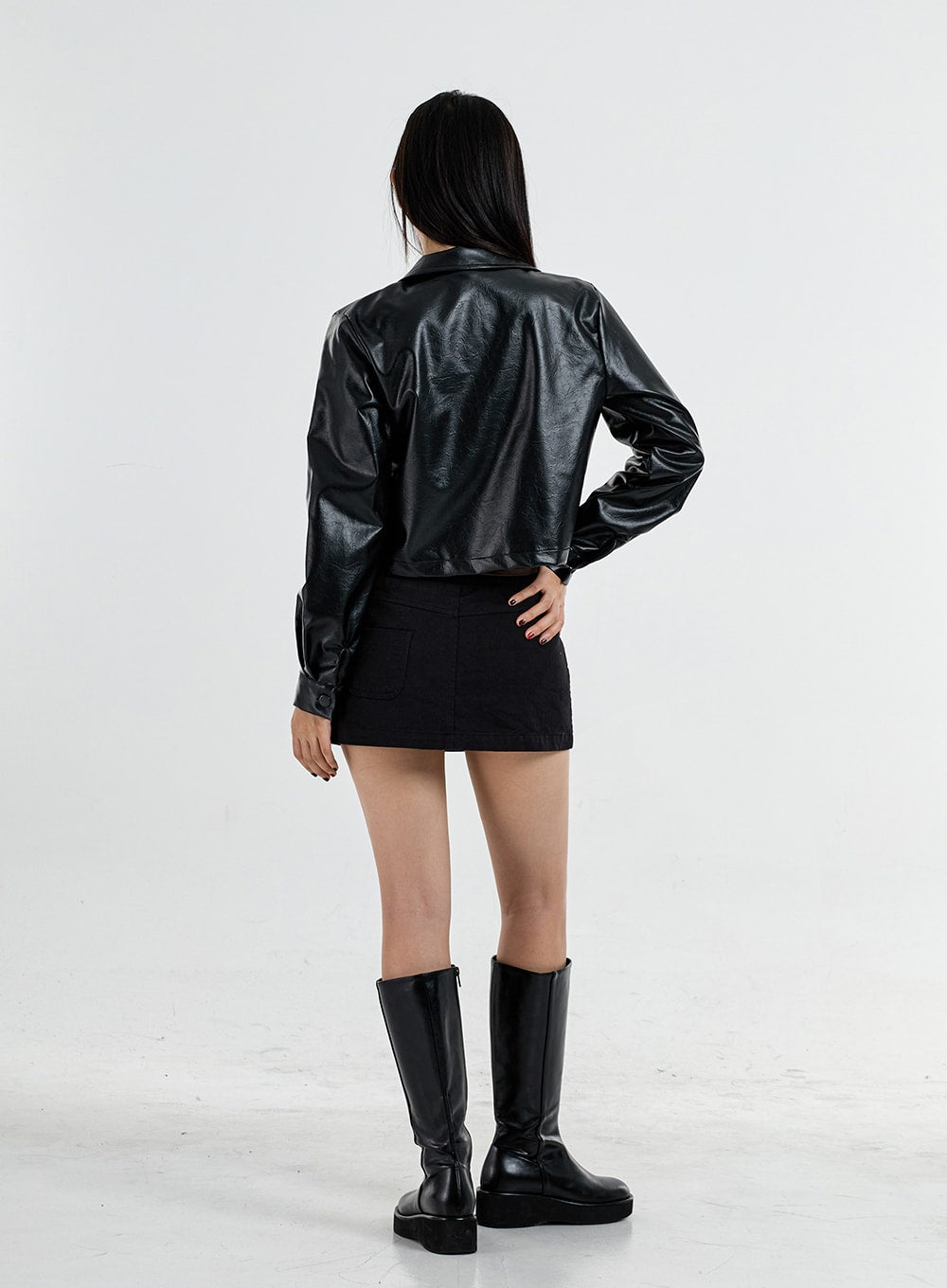 Low Waist Front Pocket Mini Skirt CO05