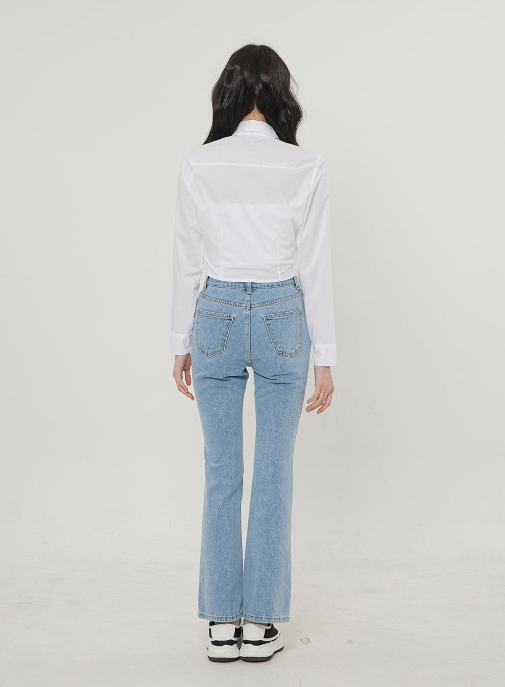 Ripped Bootcut Jeans BF306