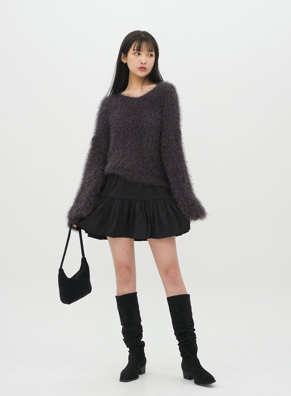 Tiered Mini Skirt J19