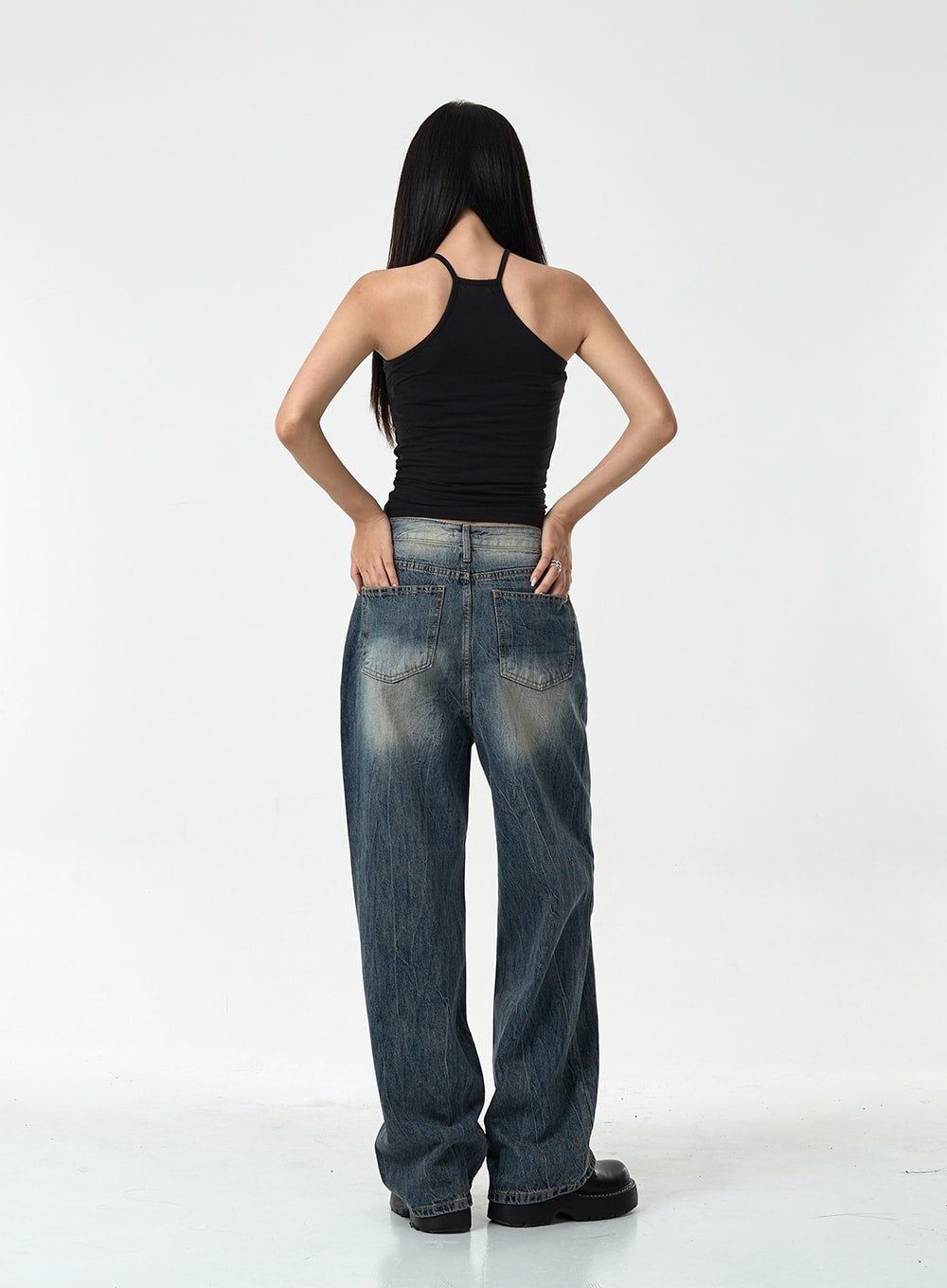 Washed Denim Pants CG10