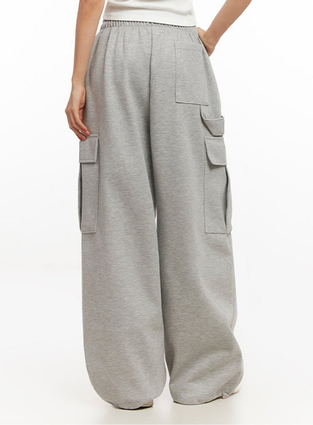Comfy Cargo Wide-Fit Sweatpants IA504