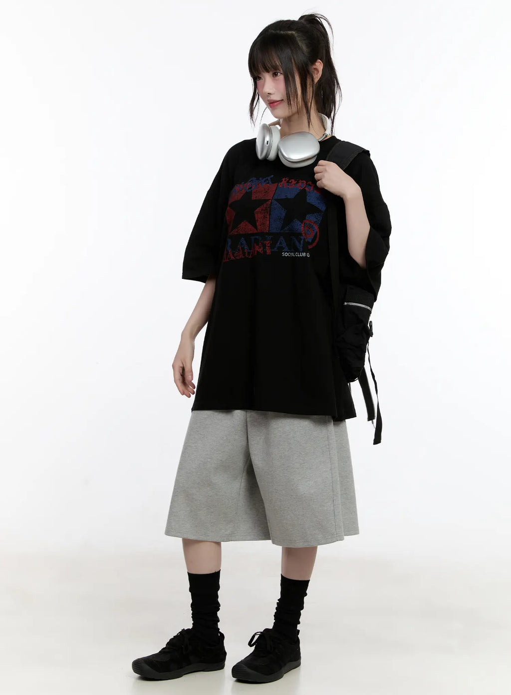 Comfy Belted Jogger Sweatshorts CL507