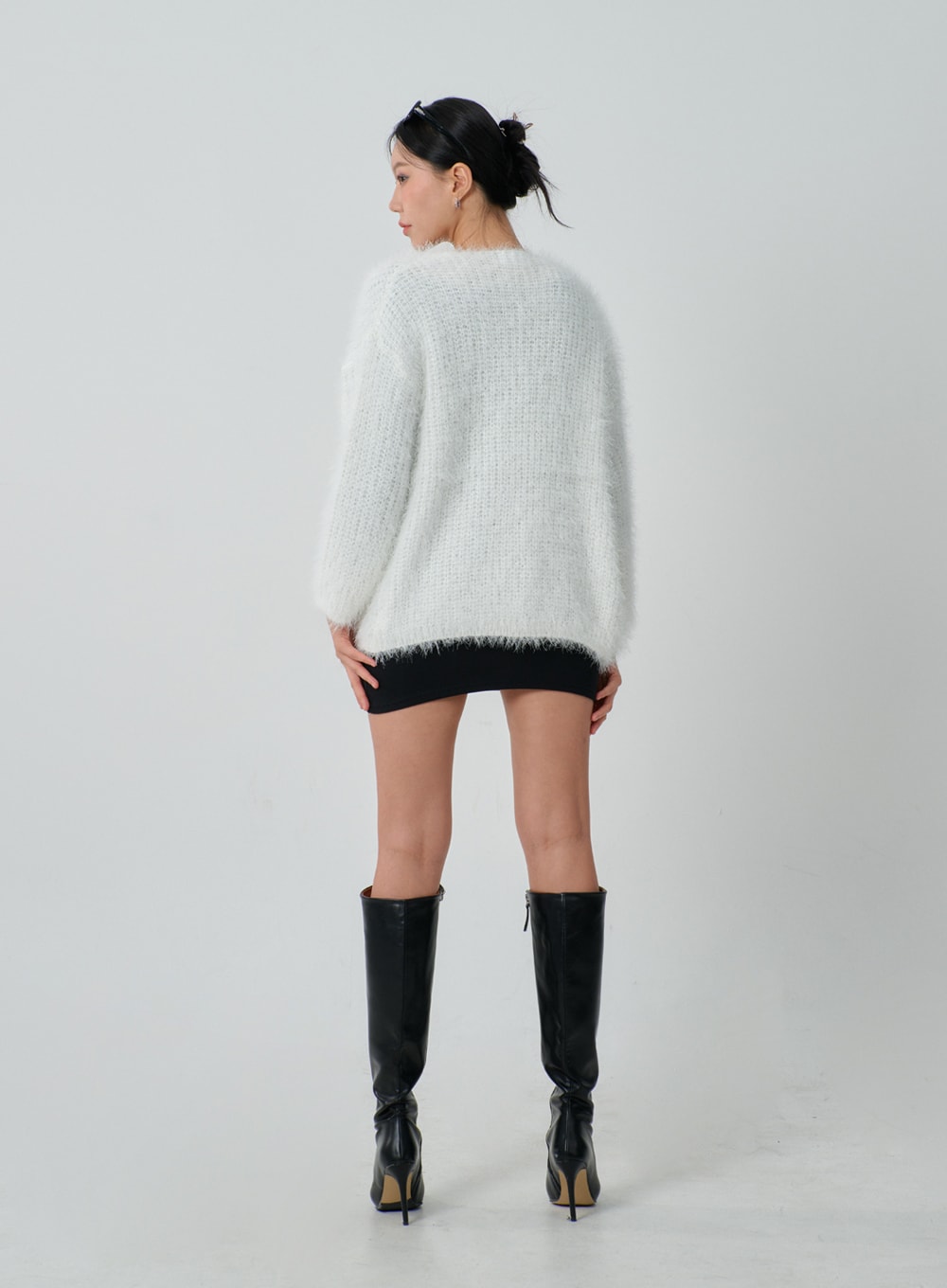 Soft Midi Knit Cardigan IJ318