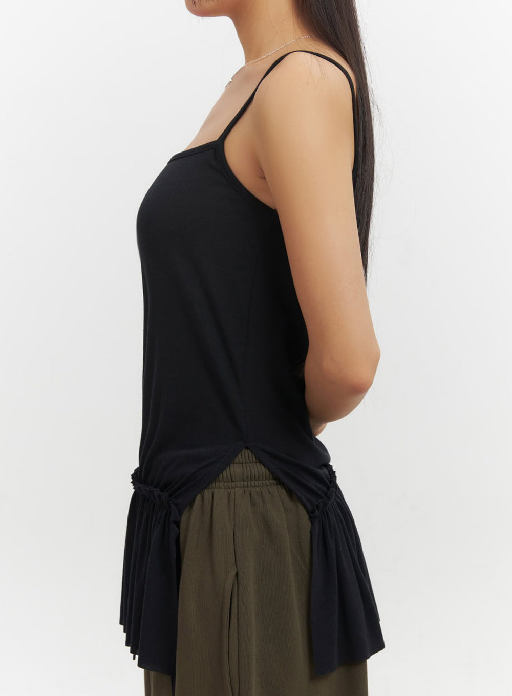 Ruffle Layered Camisole Top IF510