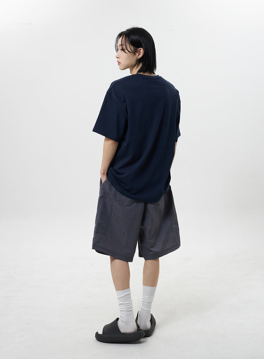 Nylon Bermuda Pants Unisex CY322