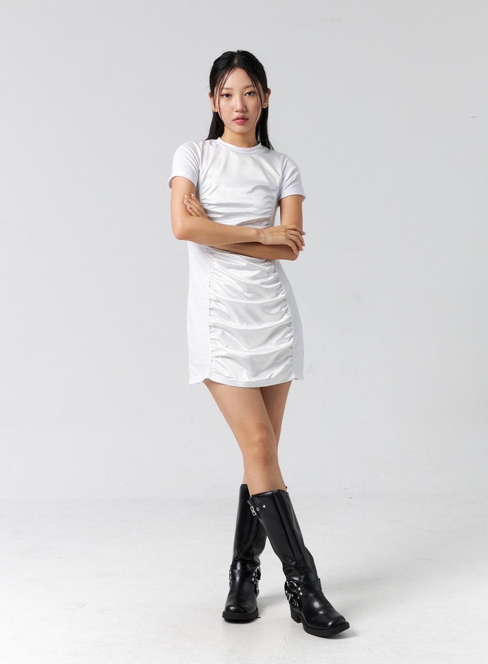 Short Sleeve Mini Dress CG304