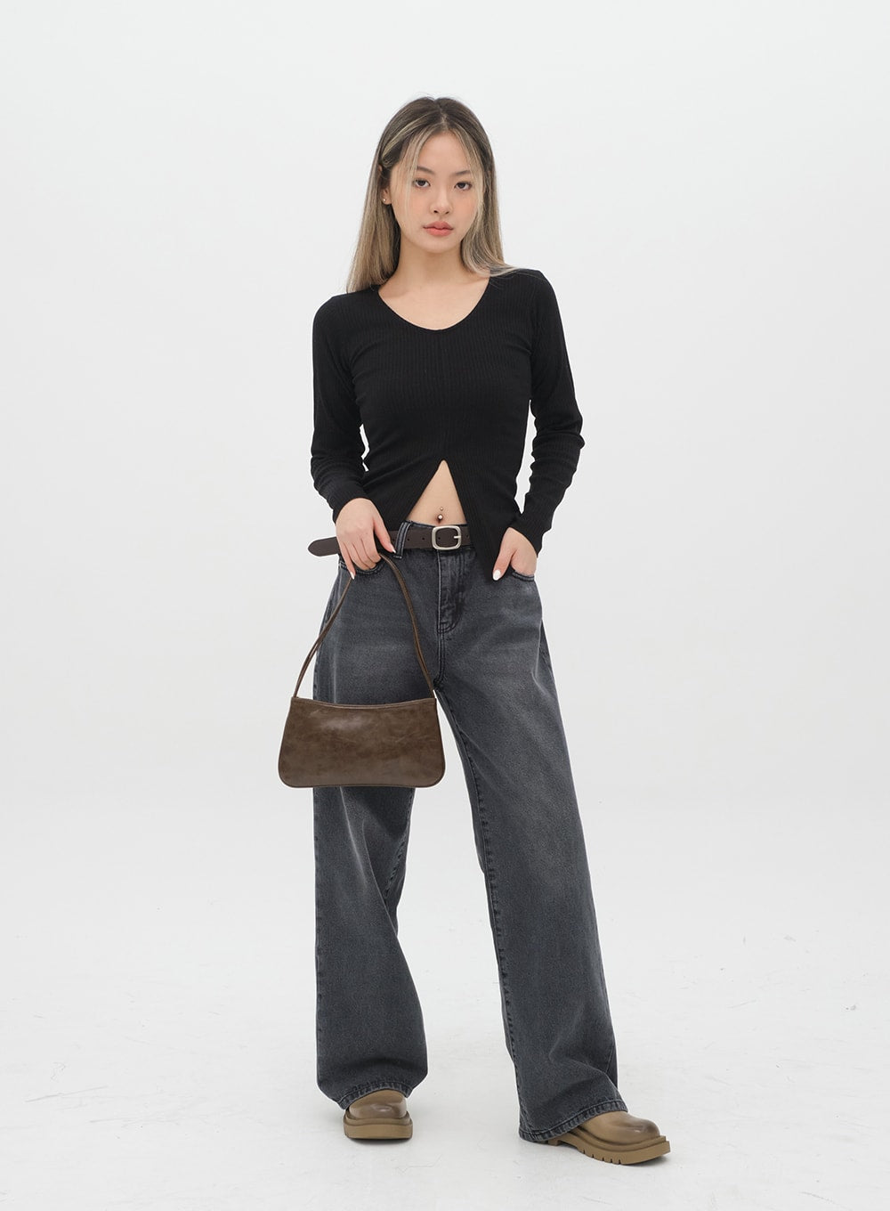 Wide Leg Jeans C2001
