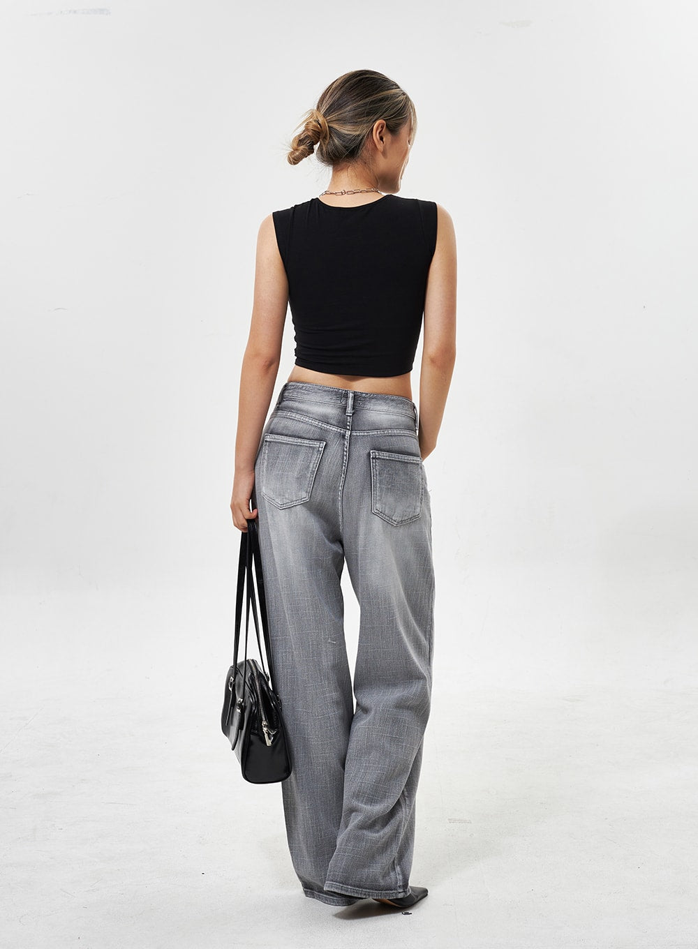 Mid-Rise Wide Leg Jeans CY330