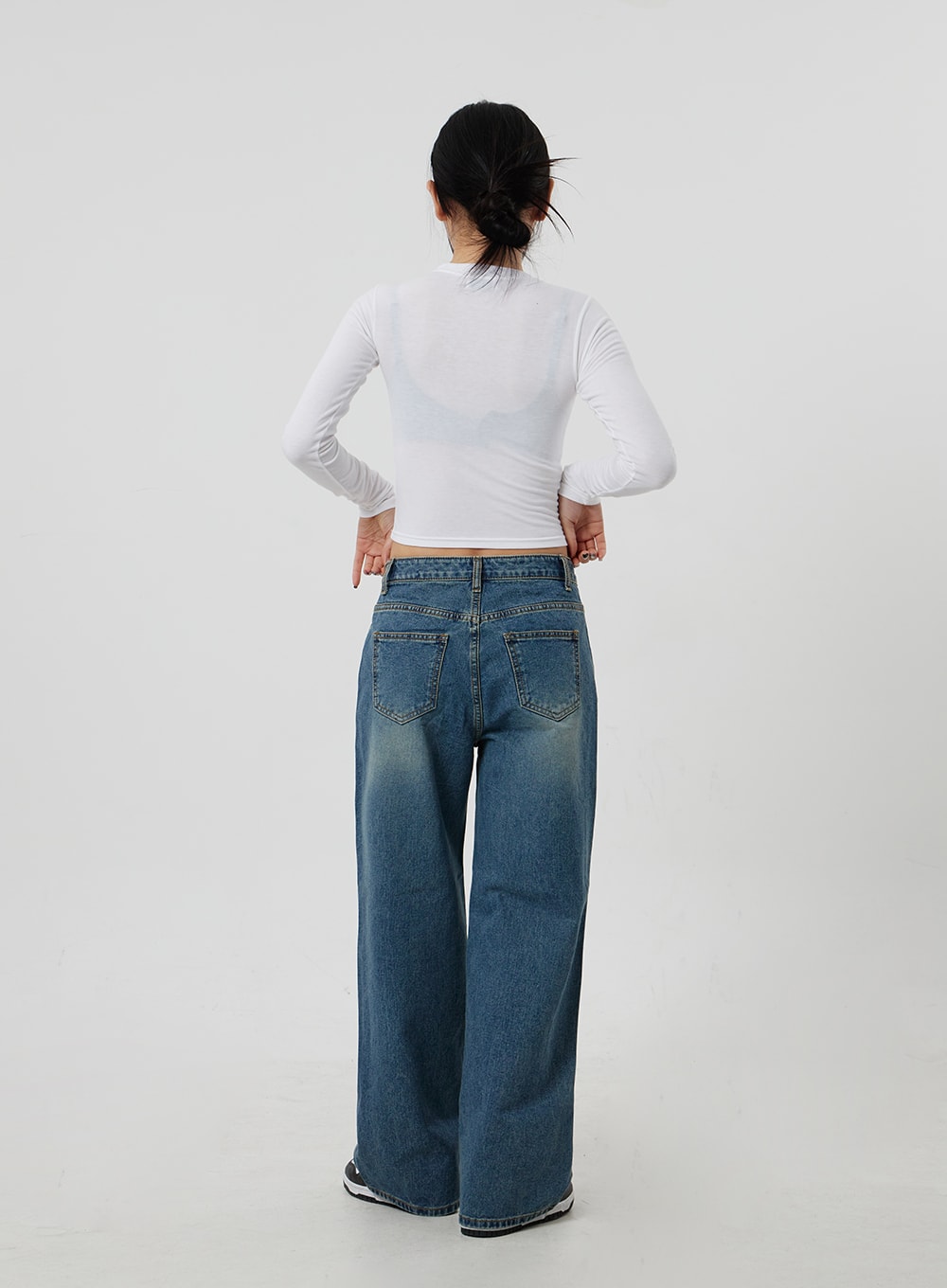 Heart Crewneck Cropped Top CF301