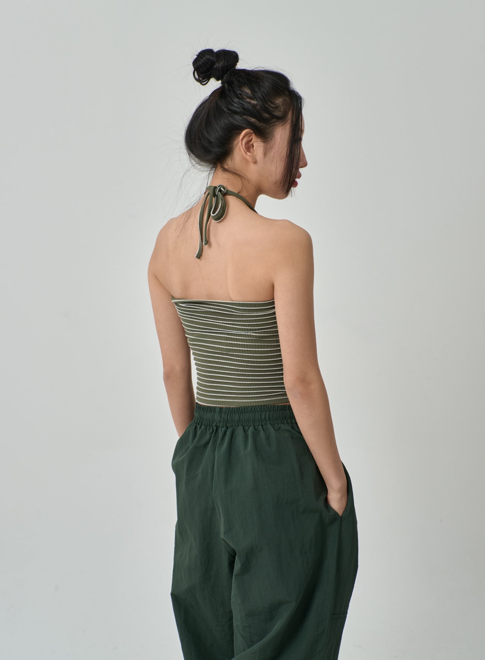 Stripe Cropped Top IF309