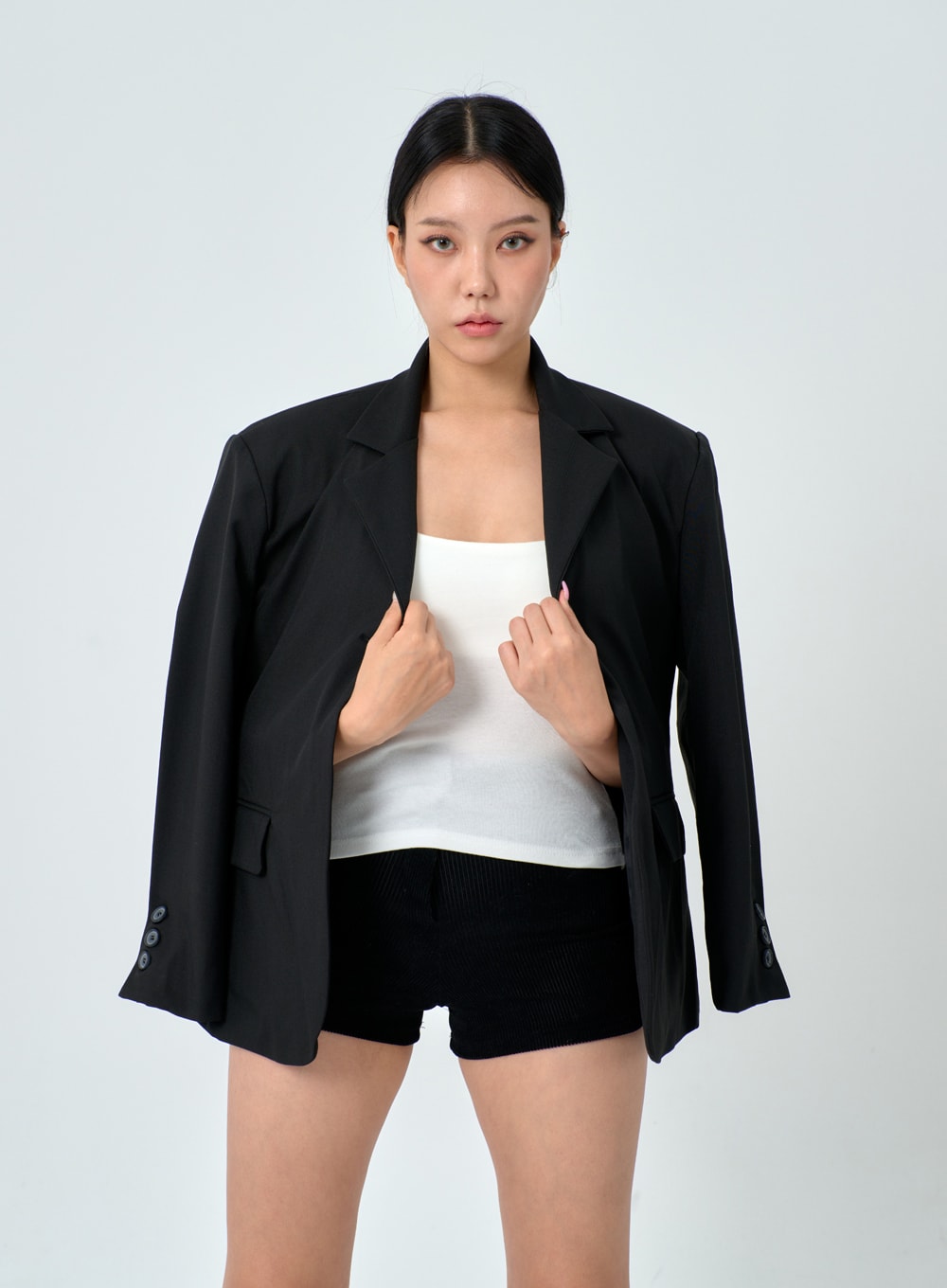 Corduroy Slim Fit Shorts ID02