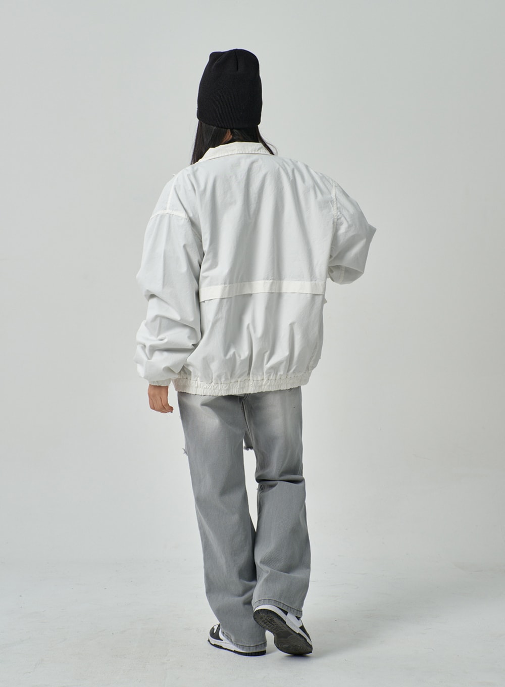 Oversized Zip-Up Jacket IF316