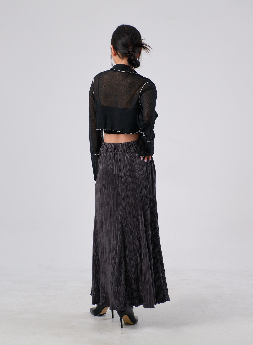 High Waist Maxi Skirt IA305