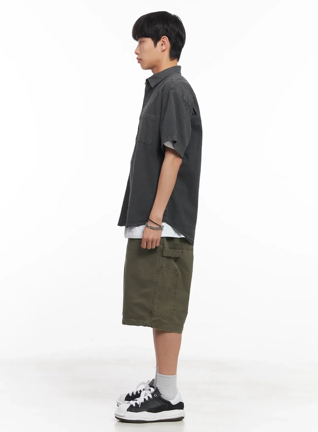 Men's Wide-Fit Bermuda Shorts IU519