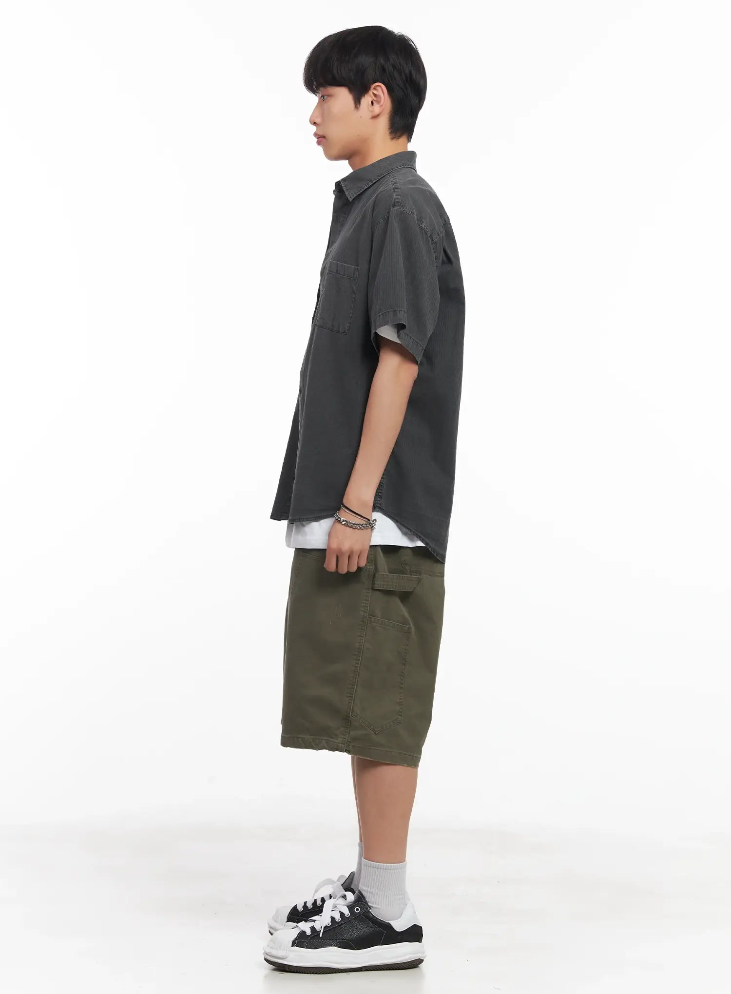 Men's Wide-Fit Bermuda Shorts IU519