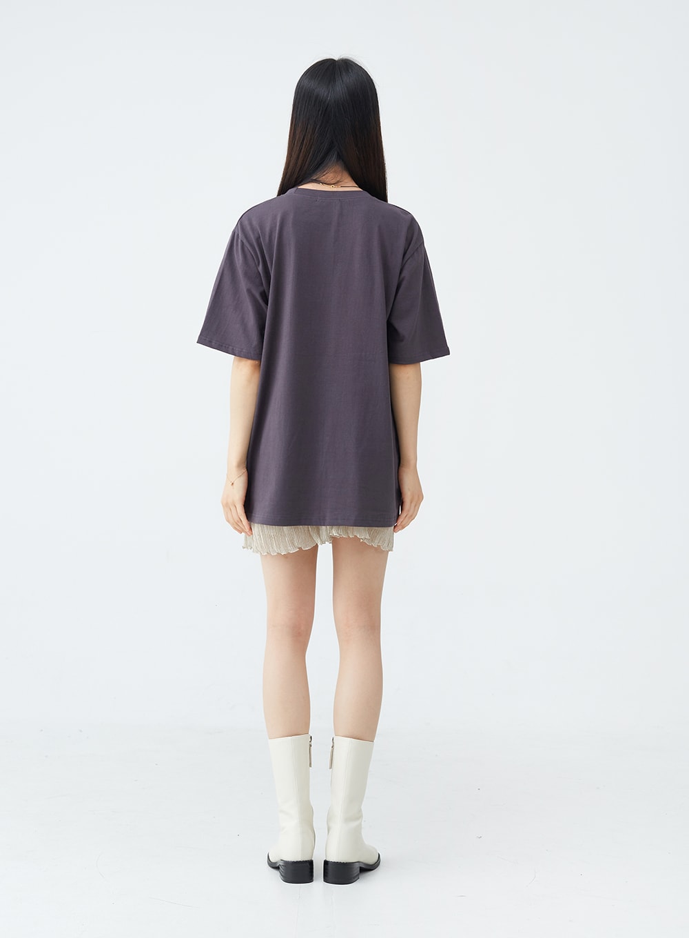 Sideways Graphic Oversized Tee OU19