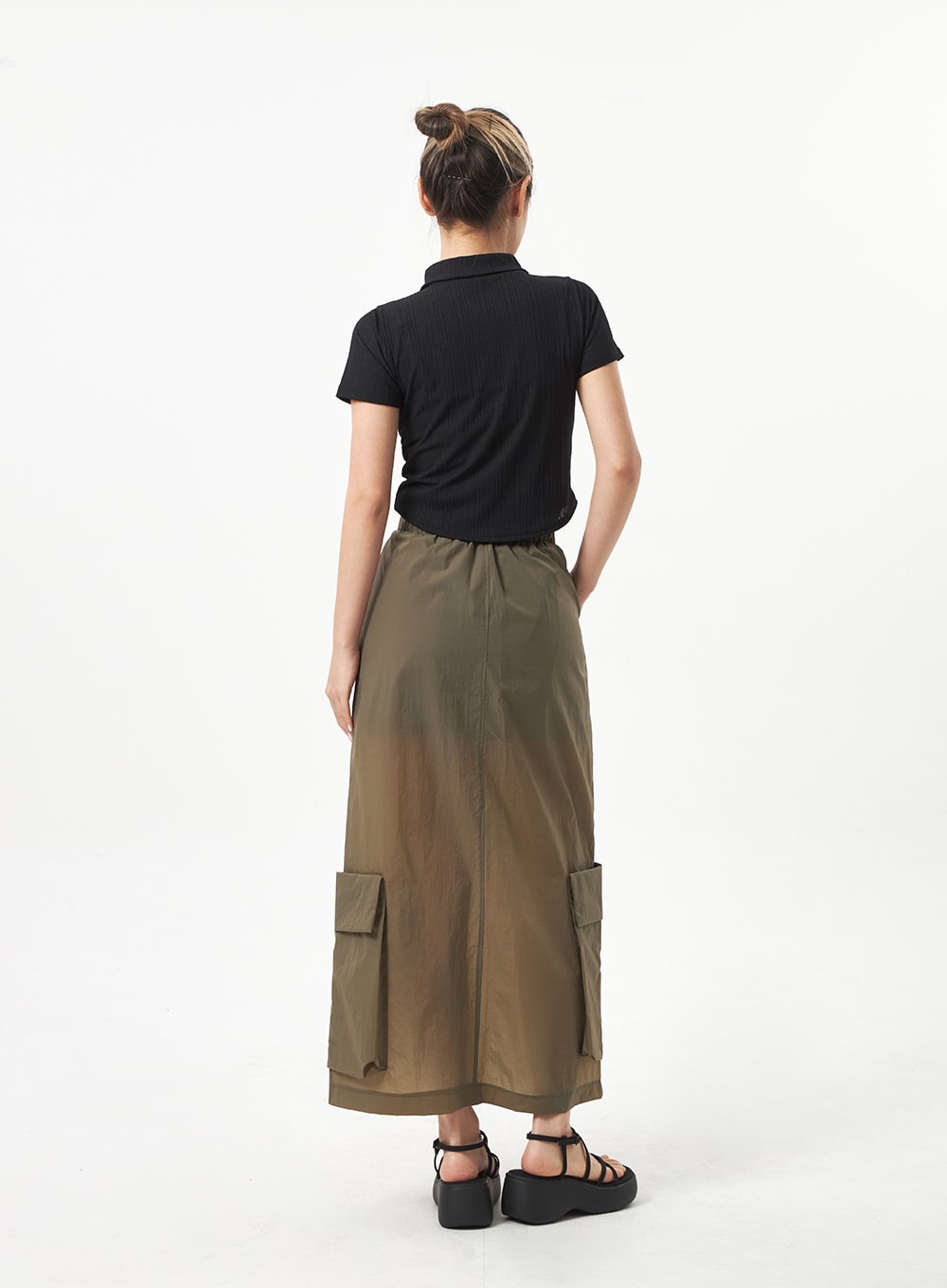 Snap Button Tee CA319