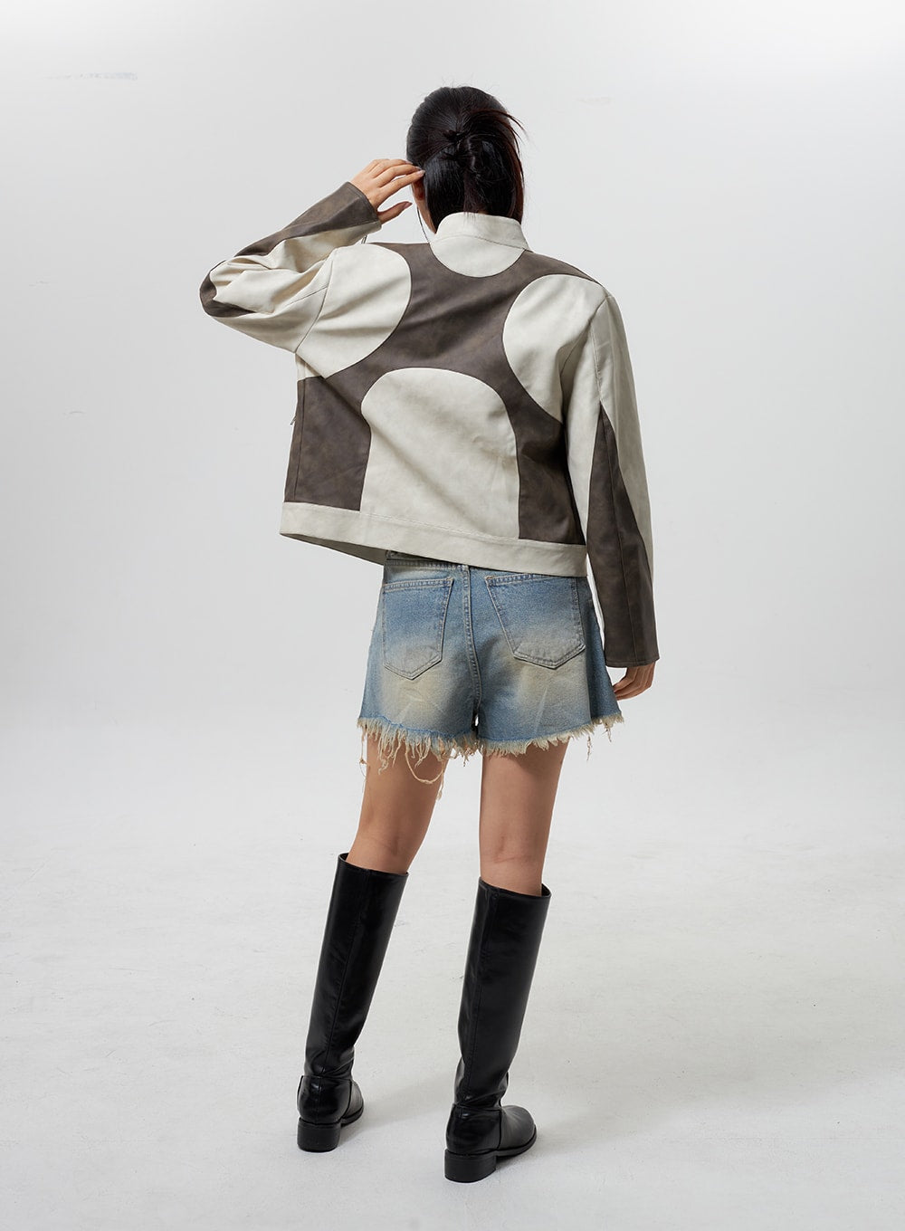 Faux Leather Jacket CY323