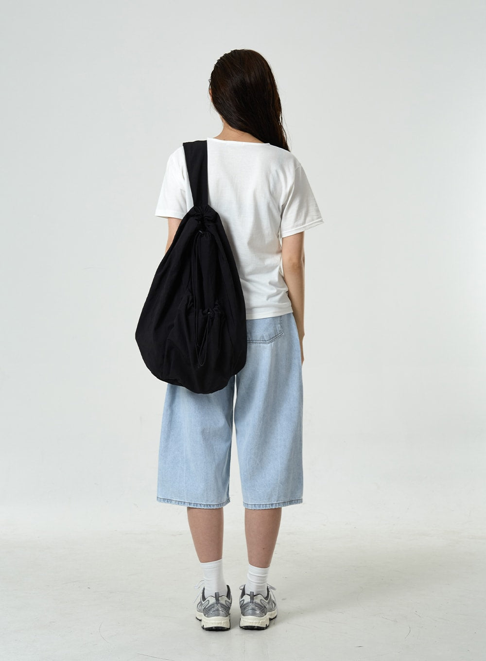 Basic Long Denim Shorts CU7