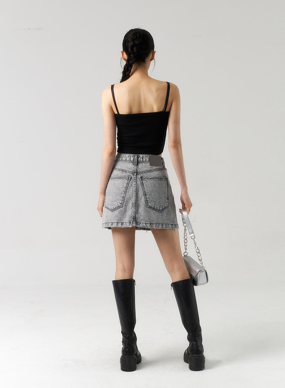 Thin Strap Cropped Top CU320