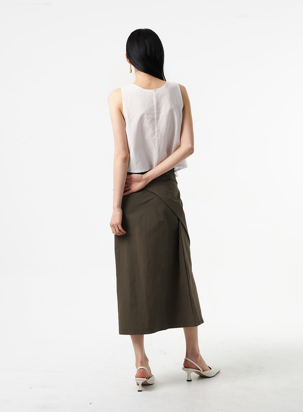 Wrapped Maxi Skirt IA325