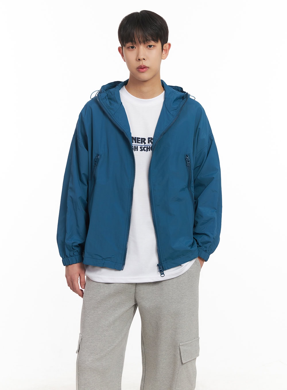 Men's Graphic Oversized Long Sleeve Tee IM517