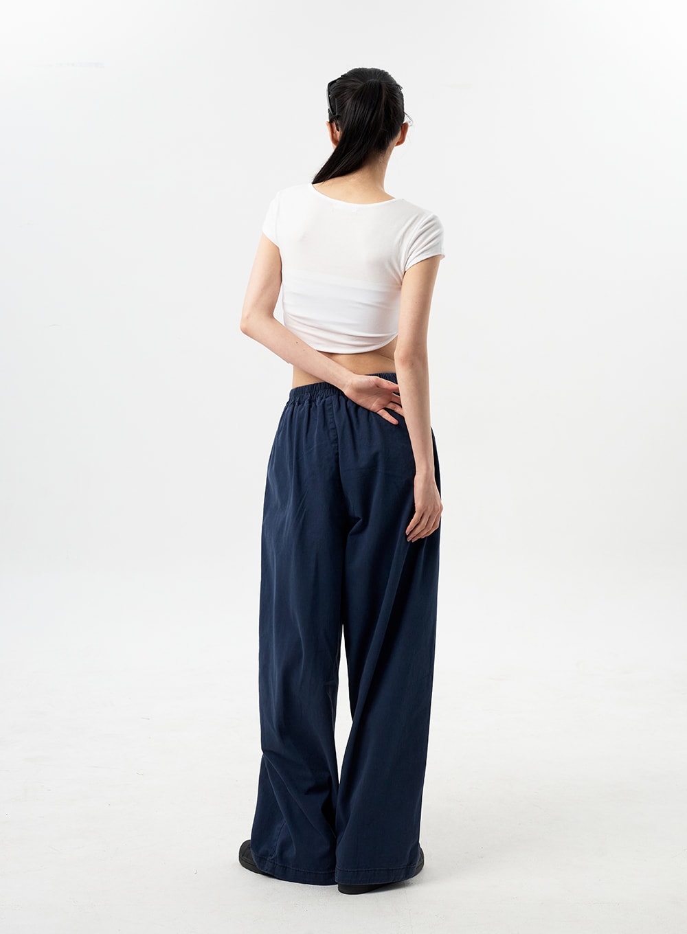 Square Neck Cropped Tee CY312