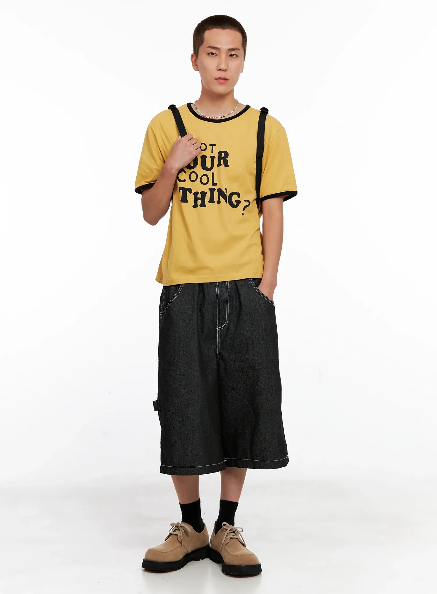 Men's Graphic Ringer Tee IG508