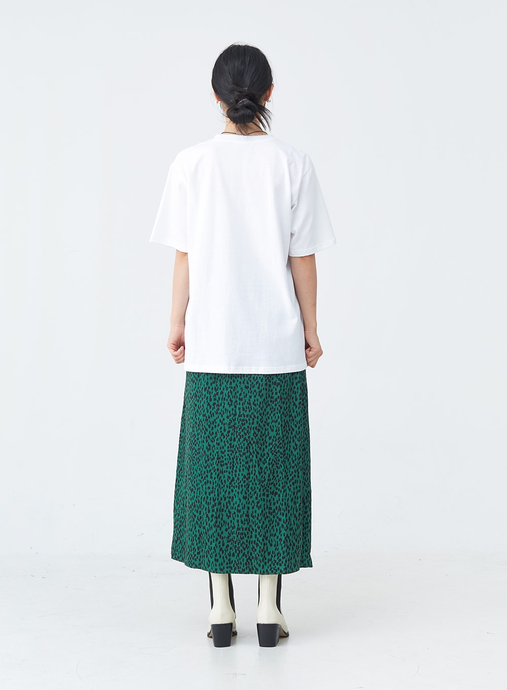 Solid Lettering Oversized Cotton Tee OU28