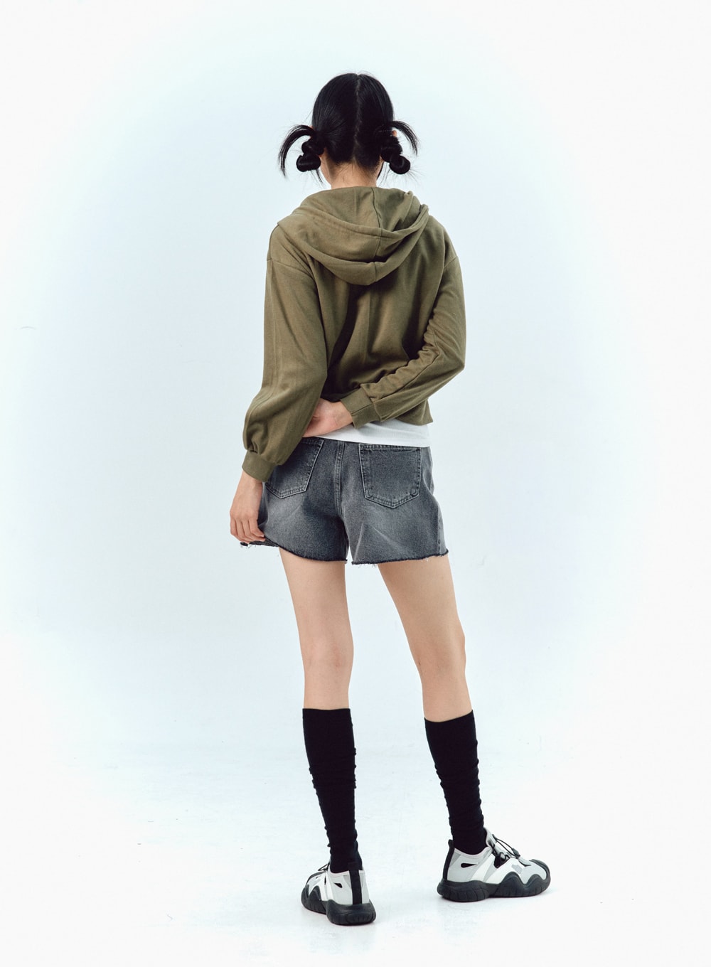 Two-Way Zip-Up Hoodie IG304