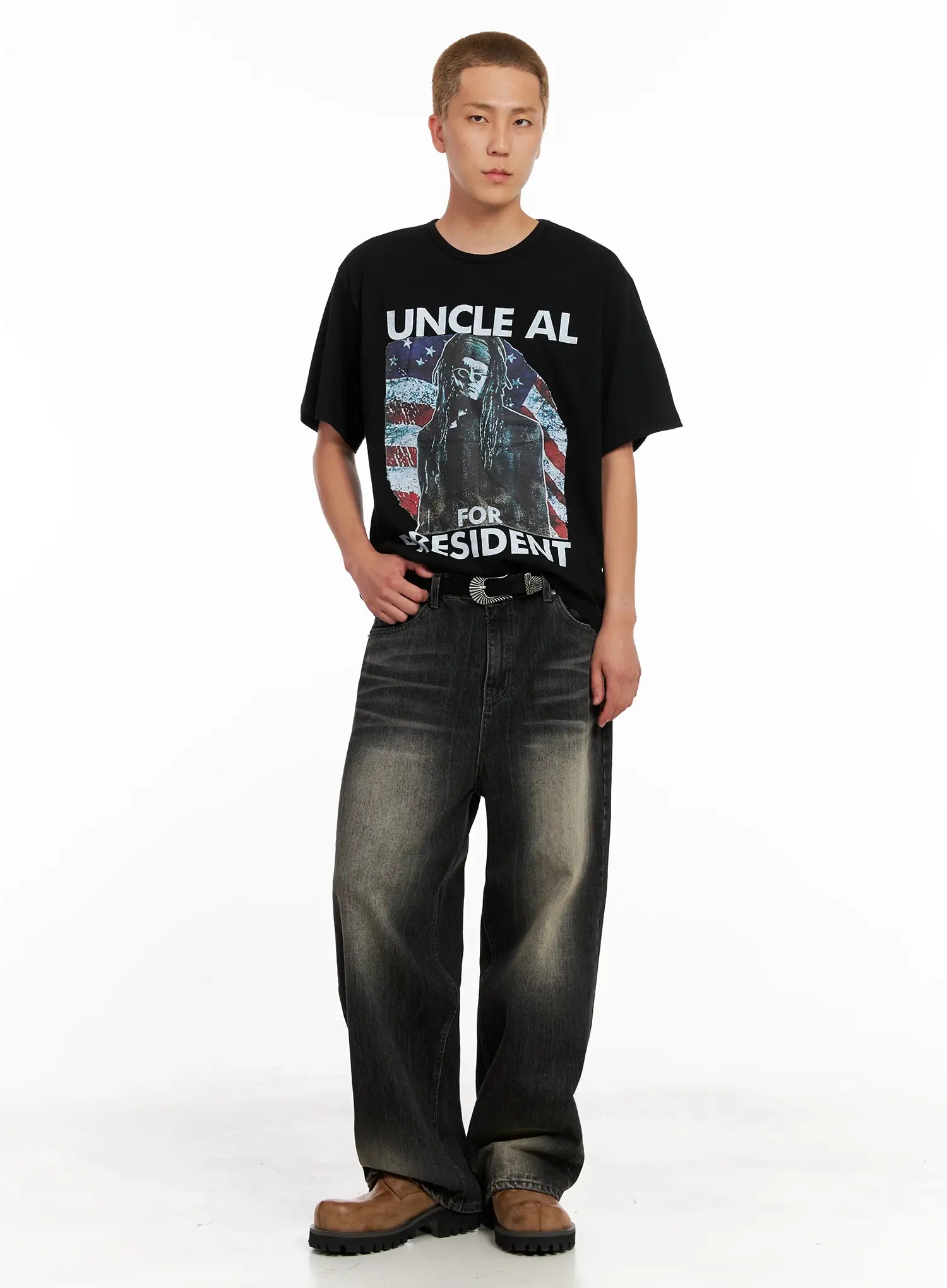 Men's Graphic Cotton Tee IL521