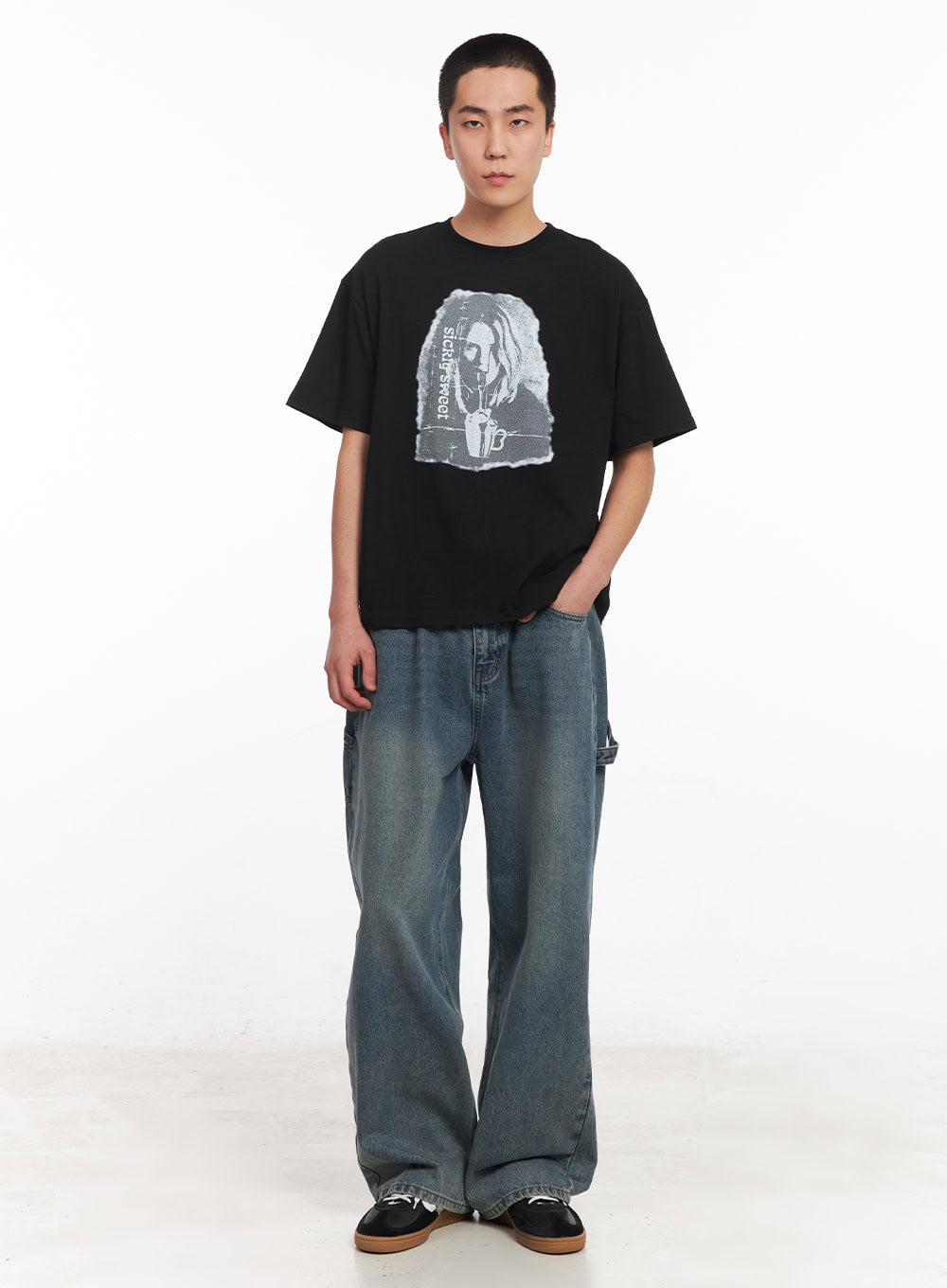 Men's Graphic Cotton Tee IY506