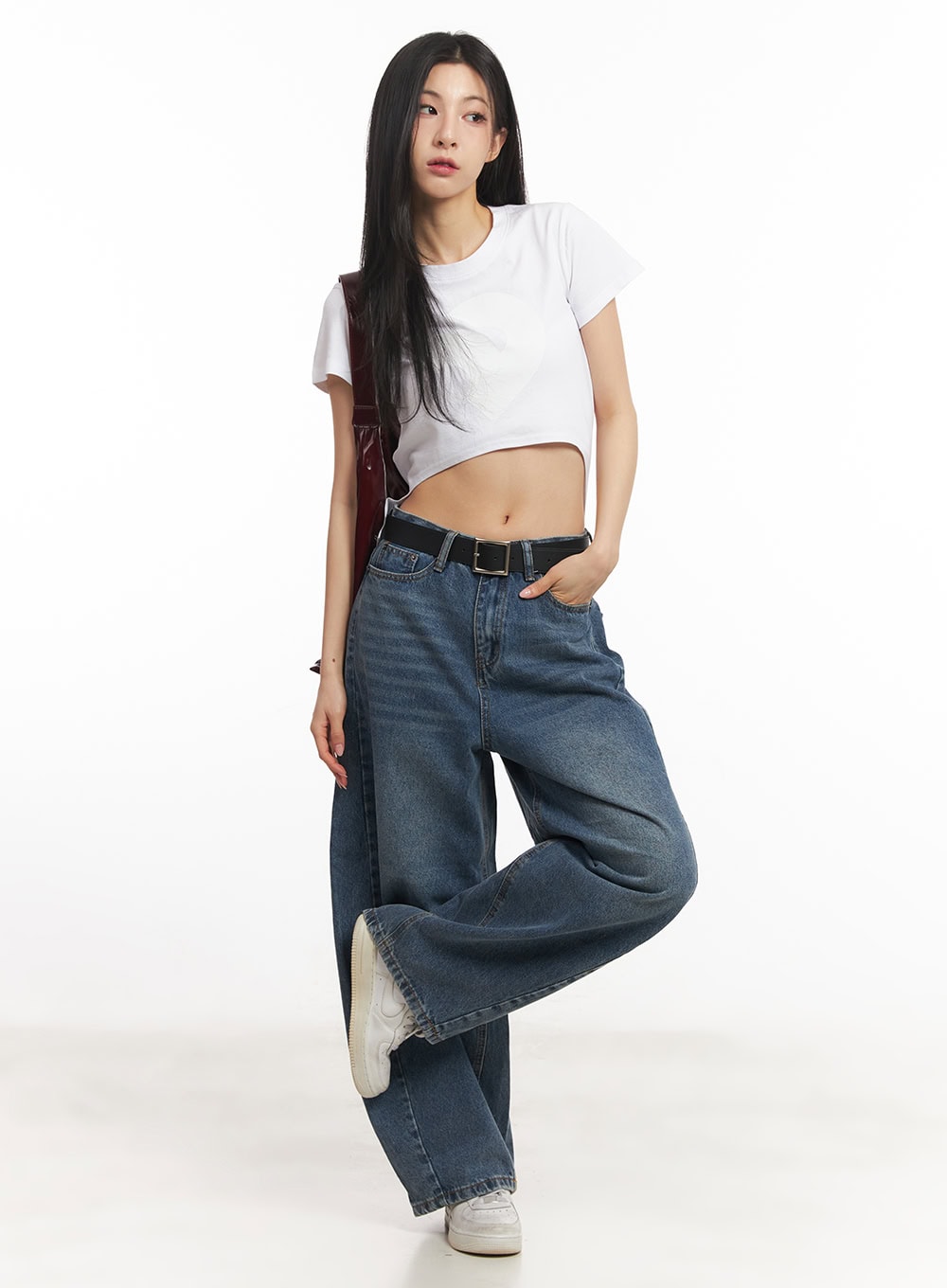 Graphic Baby Crop Tee CA503