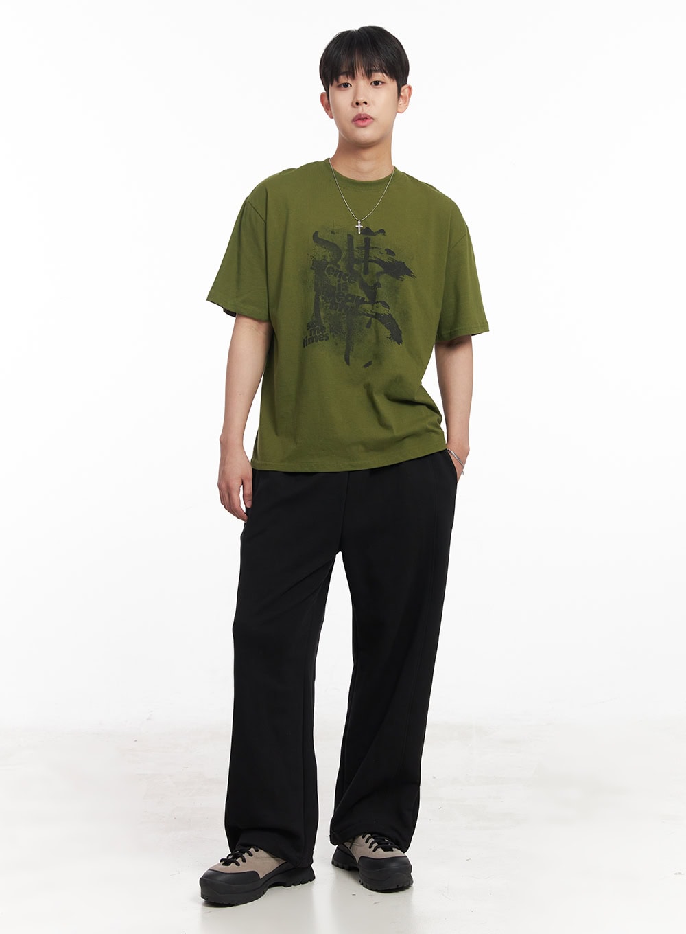 Men's Wide-Fit Sweatpants IA529