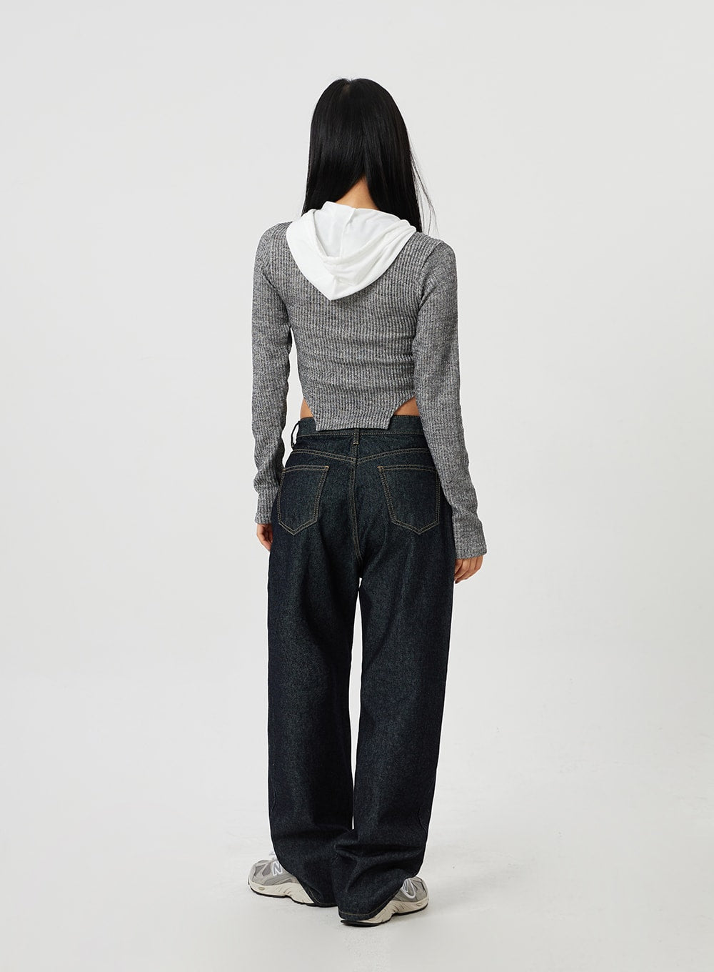 Two Color Zip-Up Hoodie CM302