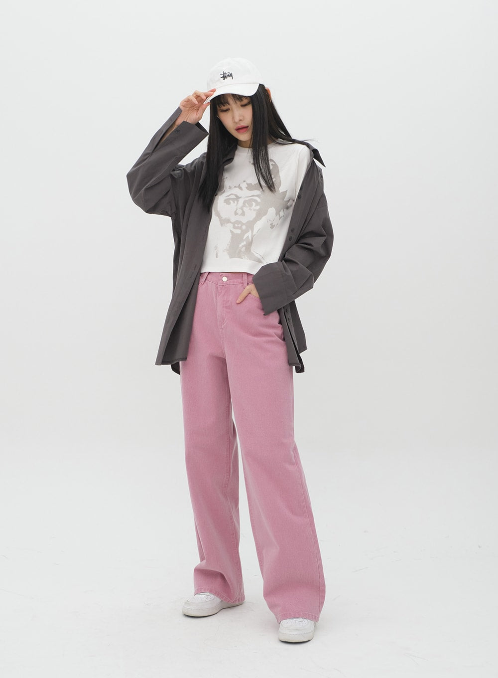 Maxi Shirt with Waist Strap J21