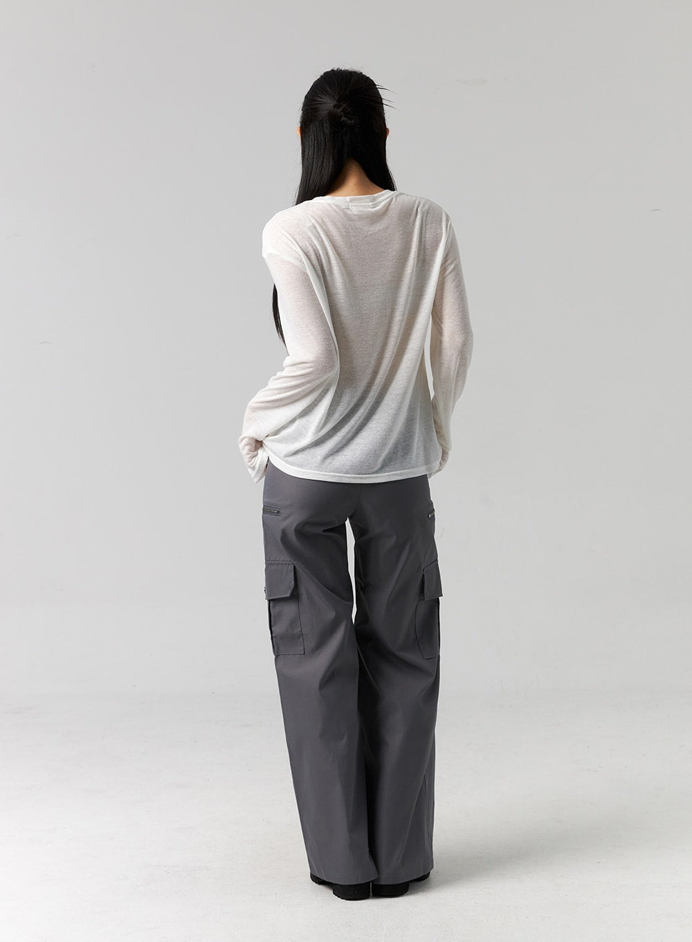 Cargo Wide-Leg Pants CG315