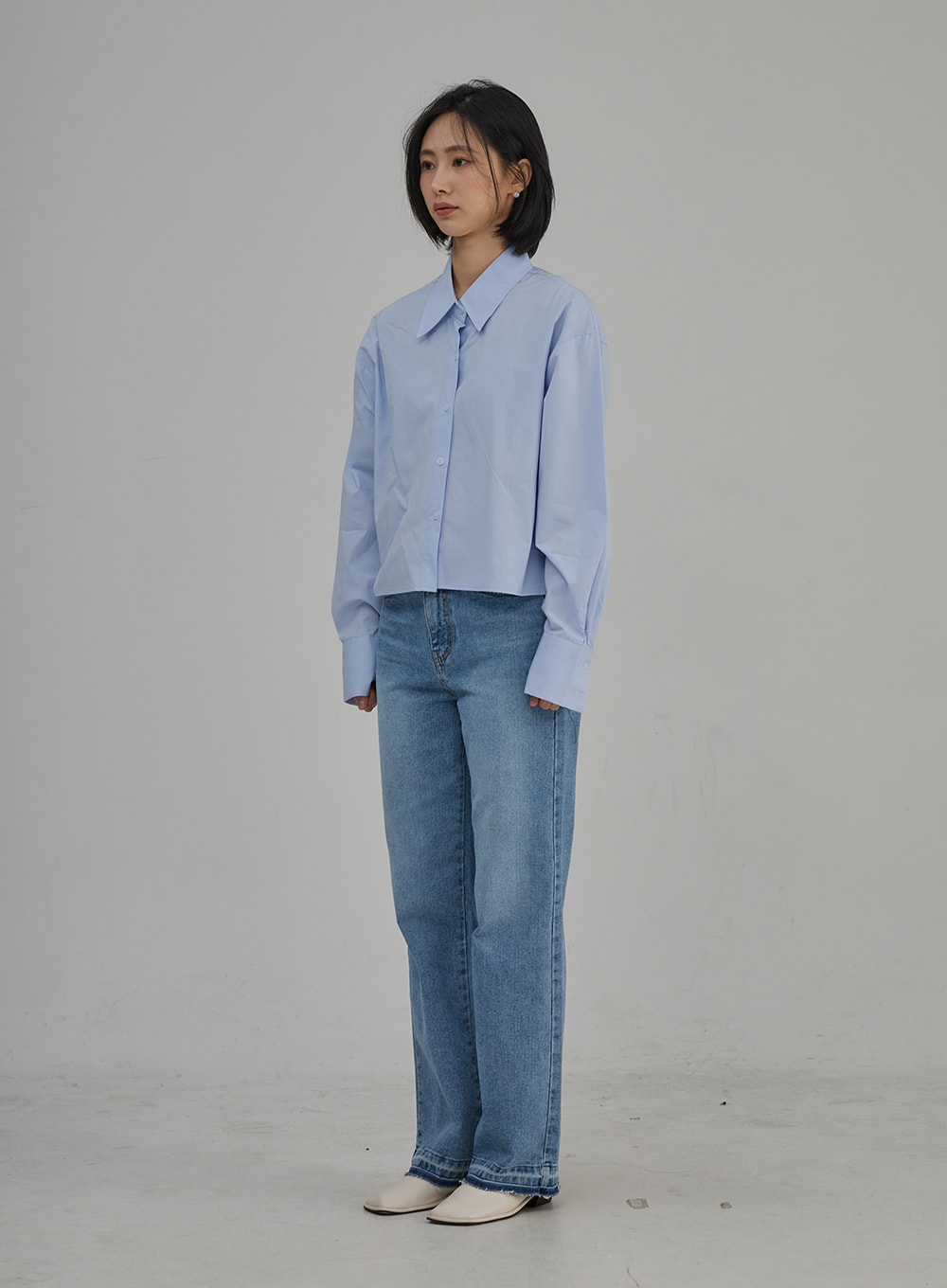 Light Color Button Shirt OJ305