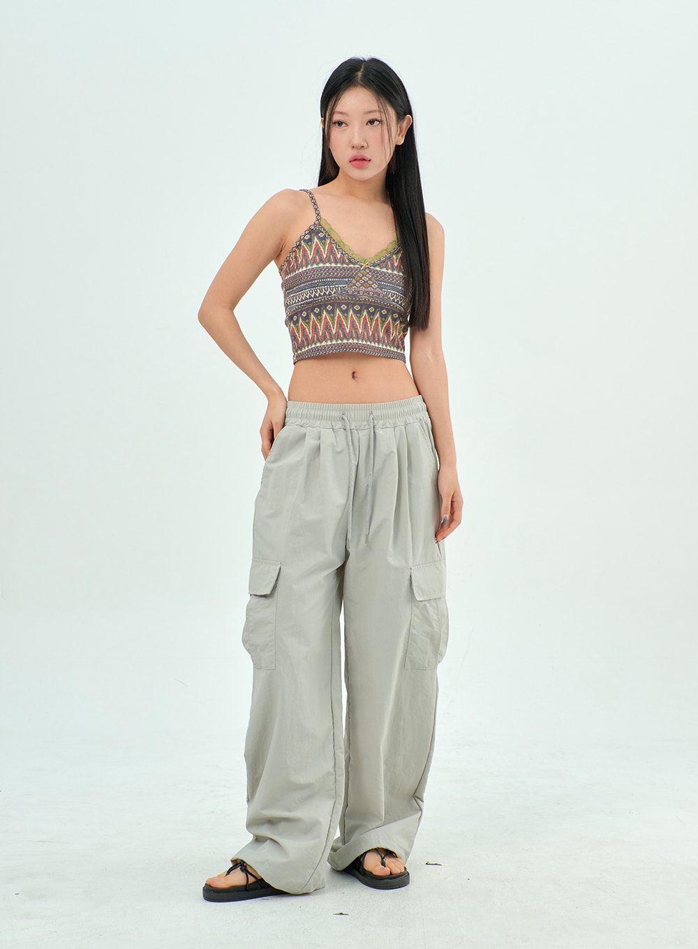 Cargo Nylon Pants BY303