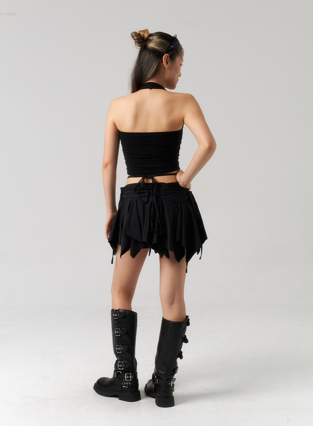Waist Strap Mini Skirt CU330